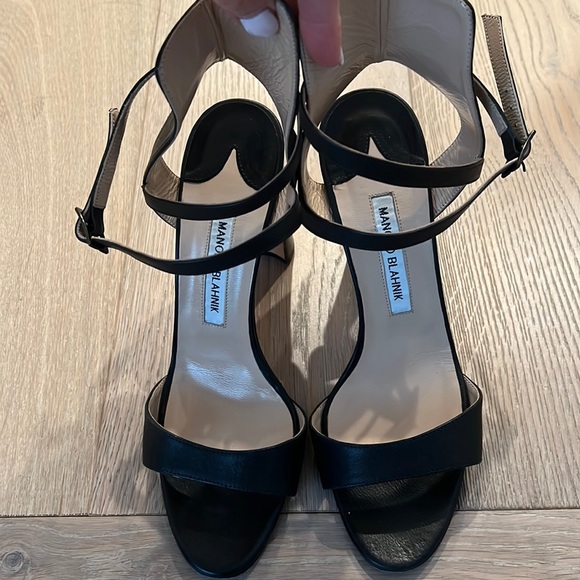 Manolo Blahnik leather sandals 38.5 - Picture 2 of 8